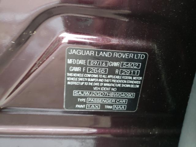 2017 JAGUAR XJL PORTFO SAJWJ2GD7H8W04090
