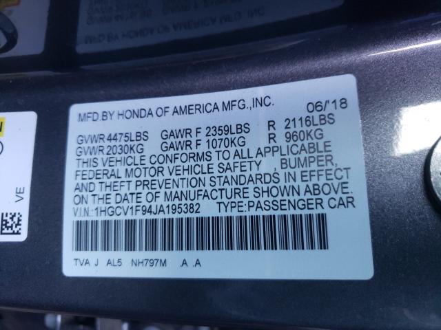 2018 HONDA ACCORD TOU 1HGCV1F94JA195382