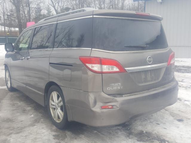2014 NISSAN QUEST S JN8AE2KPXE9103557