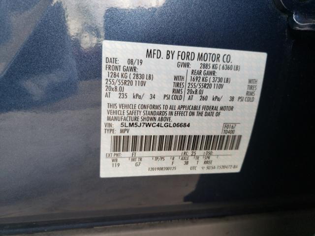 2020 LINCOLN AVIATOR RE 5LM5J7WC4LGL06684
