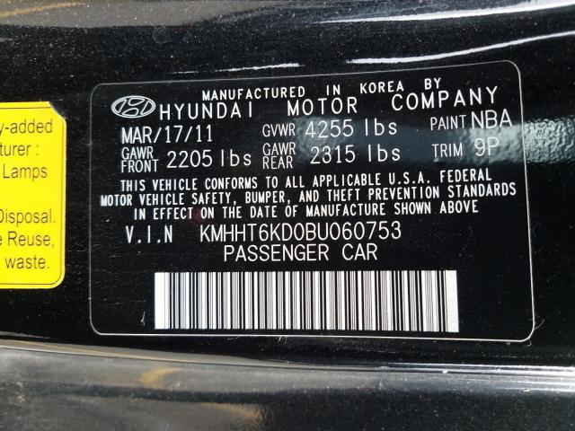 2011 HYUNDAI GENESIS CO KMHHT6KD0BU060753