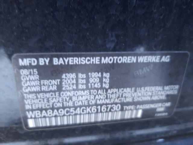 2016 BMW 320 I WBA8A9C54GK616730