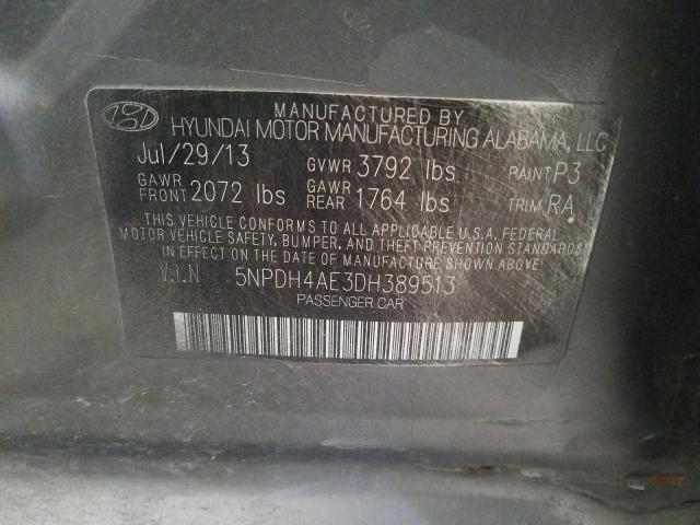 2013 HYUNDAI ELANTRA GL 5NPDH4AE3DH389513
