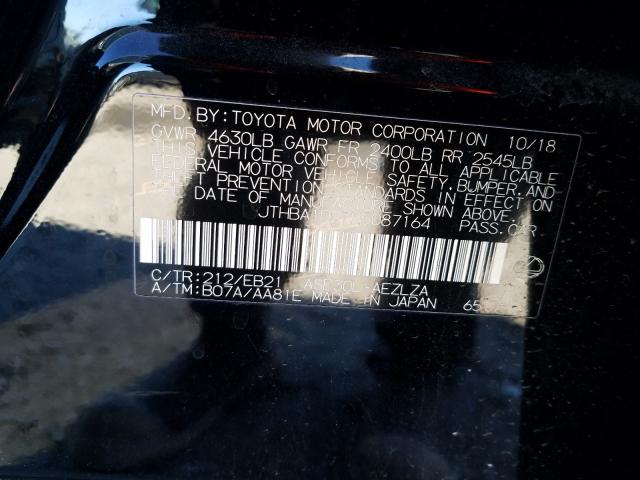 2019 LEXUS IS 300 JTHBA1D27K5087164