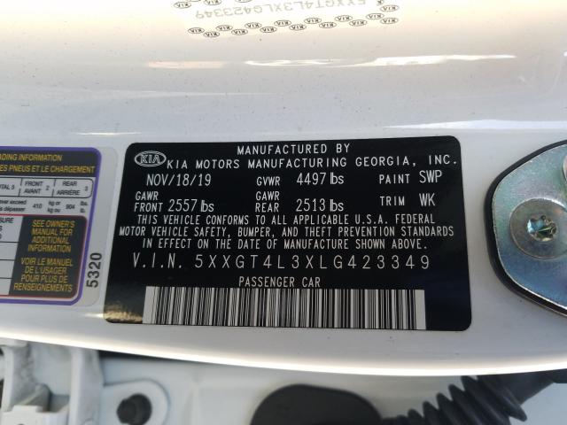 2020 KIA OPTIMA LX 5XXGT4L3XLG423349