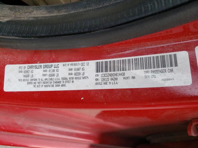 2013 DODGE AVENGER SE 1C3CDZABXDN614430