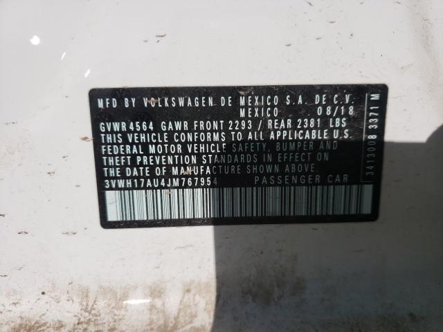 2018 VOLKSWAGEN GOLF ALLTR 3VWH17AU4JM767954