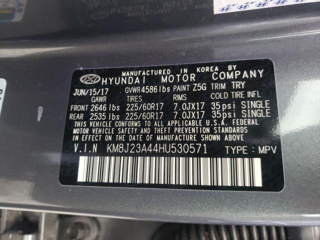 2017 HYUNDAI TUCSON SE KM8J23A44HU530571