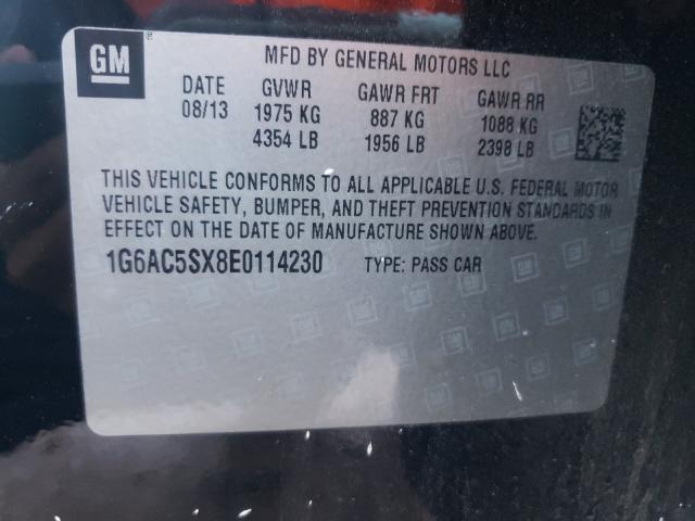 2014 CADILLAC ATS PERFOR 1G5AC5SX8E0114230