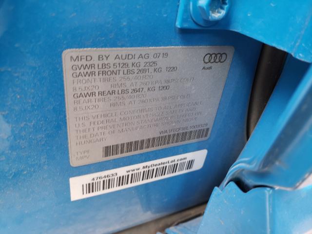 2020 AUDI Q3 PRESTIG WA1FECF36L1003329