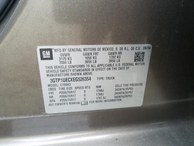2014 GMC SIERRA C15 3GTP1UECXEG526354