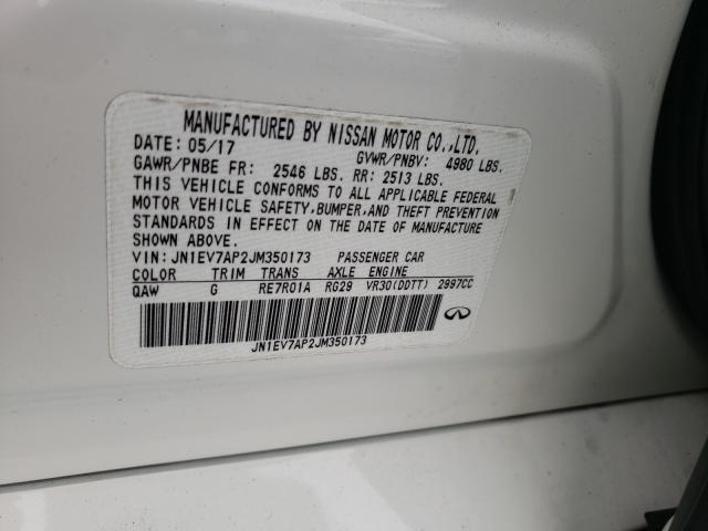 2018 INFINITI Q50 LUXE JN1EV7AP2JM350173