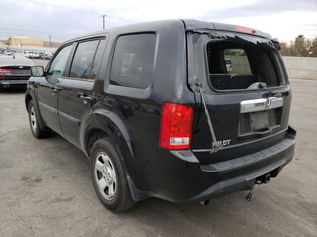 2013 HONDA PILOT LX 5FNYF3H23DB041254