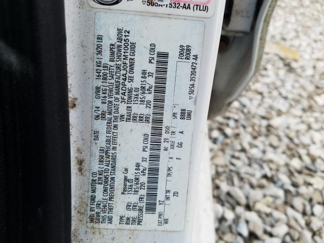2015 FORD FIESTA S 3FADP4AJ0FM100512