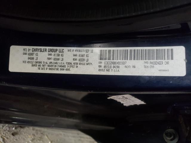 2013 DODGE AVENGER SE 1C3CDZAB8DN551697