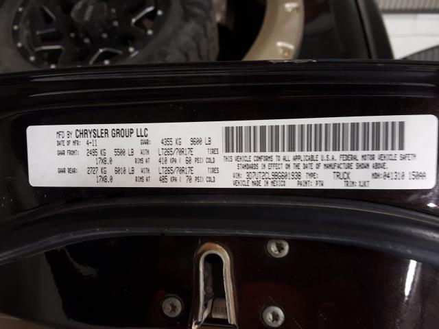 2011 DODGE RAM 2500 3D7UT2CL9BG601938