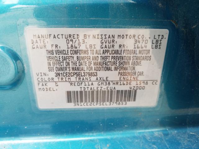 2014 NISSAN VERSA NOTE 3N1CE2CP5EL379853