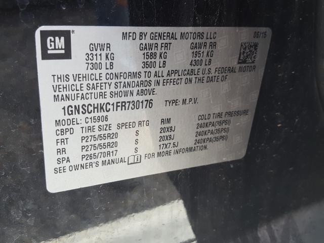 2015 CHEVROLET SUBURBAN C 1GNSCHKC1FR730176