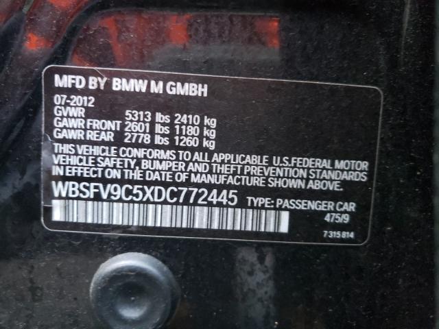 2013 BMW M5 WBSFV9C5XDC772445