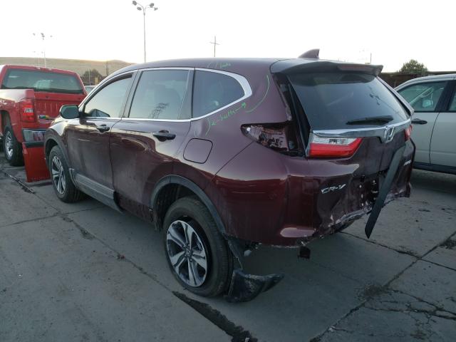 2019 HONDA CR-V LX 2HKRW6H36KH203259