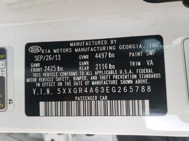 2014 KIA OPTIMA SX 5XXGR4A63EG265788