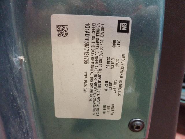 2010 CHEVROLET COBALT 1LT 1G1AD1F58A7121765