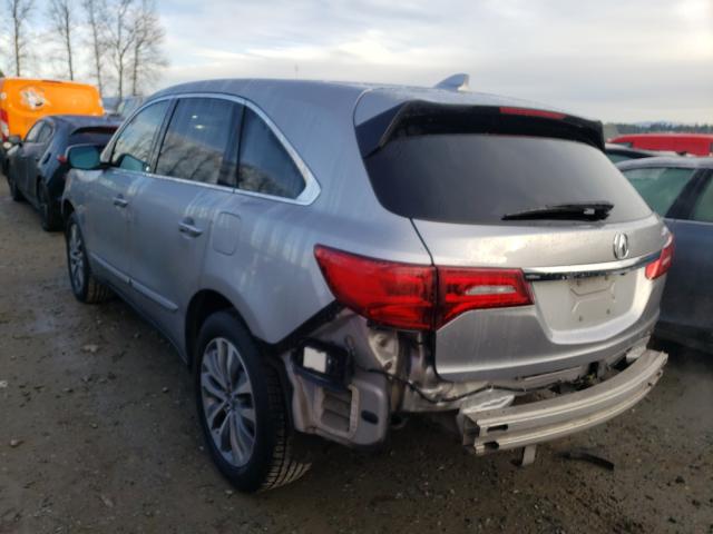 2016 ACURA MDX TECHNO 5FRYD3H4XGB003756