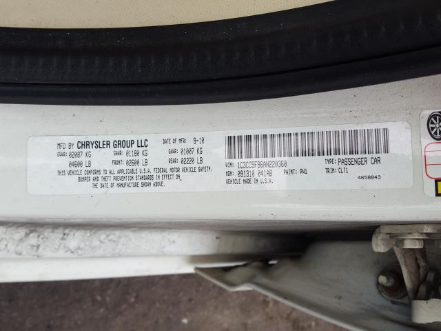 2010 CHRYSLER SEBRING LI 1C3CC5FB6AN220360
