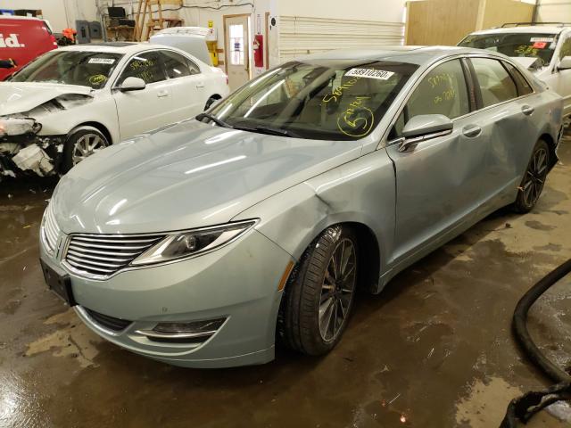 2014 LINCOLN MKZ HYBRID 3LN6L2LUXER825560