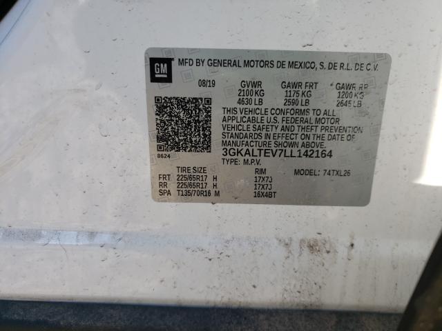 2020 GMC TERRAIN SL 3GKALTEV7LL142164
