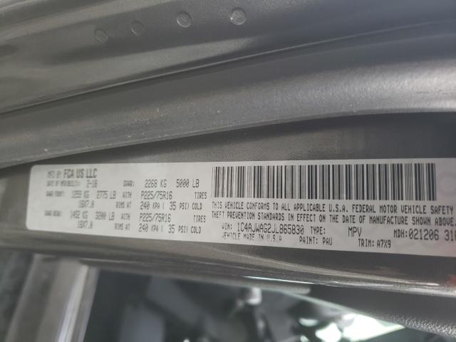 2018 JEEP WRANGLER S 1C4AJWAG2JL865830