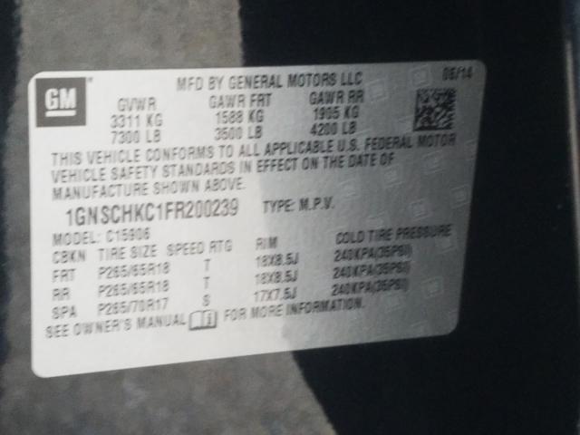 2015 CHEVROLET SUBURBAN C 1GNSCHKC1FR200239