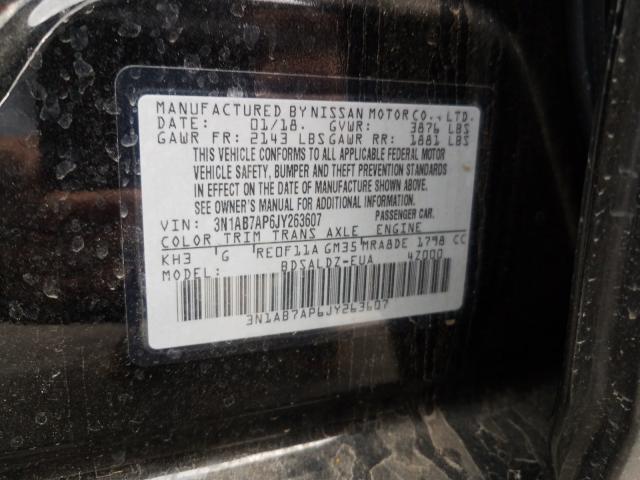 2018 NISSAN SENTRA S - 3N1AB7AP6JY263607