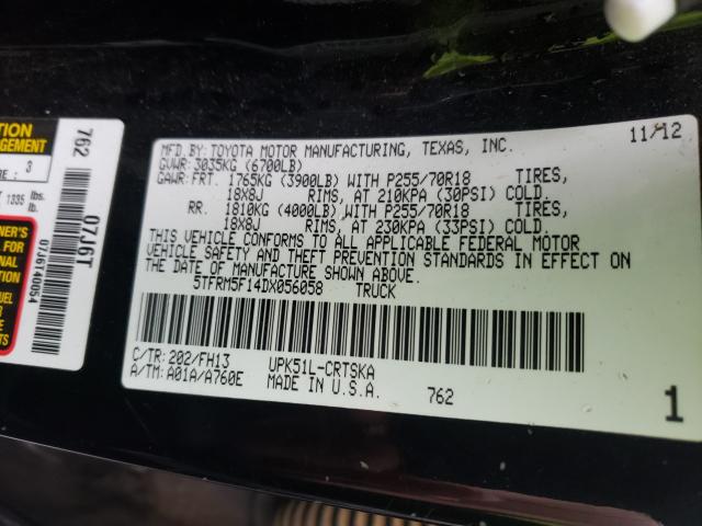 2013 TOYOTA TUNDRA DOU 5TFRM5F14DX056058