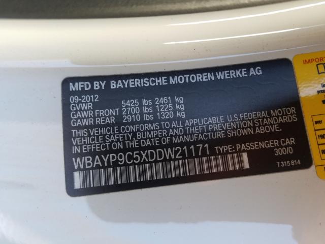 2013 BMW 650 I WBAYP9C5XDDW21171