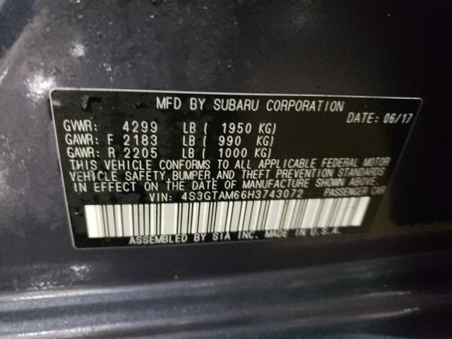 2017 SUBARU IMPREZA SP 4S3GTAM66H3743072
