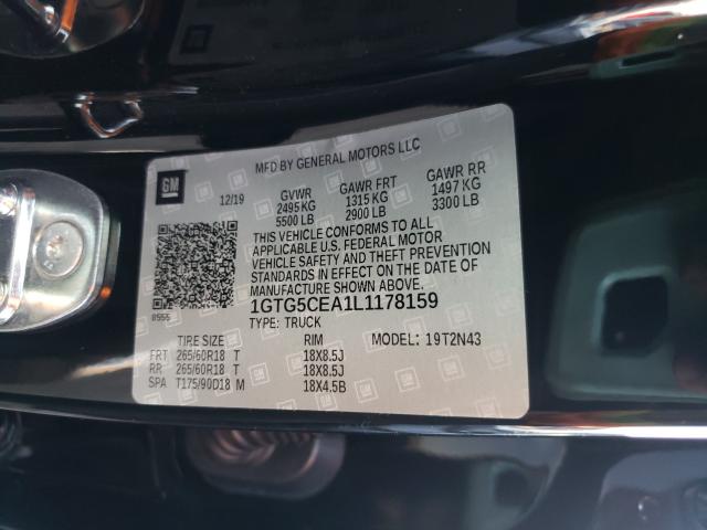 2020 GMC CANYON SLE 1GTG5CEA1L1178159