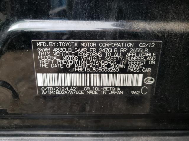 2013 LEXUS GS 350 JTHBE1BL8D5003260