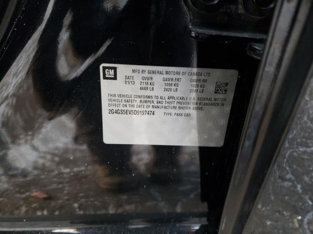 2013 BUICK REGAL PREM 2G4GS5EV5D9197474