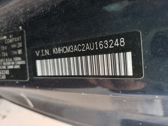 2010 HYUNDAI ACCENT BLU KMHCM3AC2AU163248