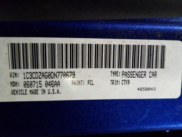 2013 DODGE AVENGER SE 1C3CDZAG0DN770679
