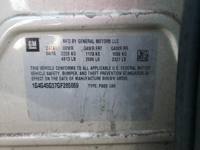 2016 BUICK LACROSSE S 1G4G45G37GF285069