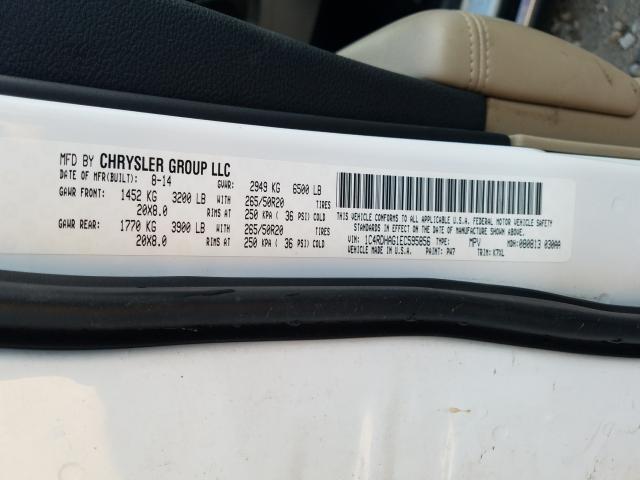 2014 DODGE DURANGO SX 1C4RDHAG1EC595856