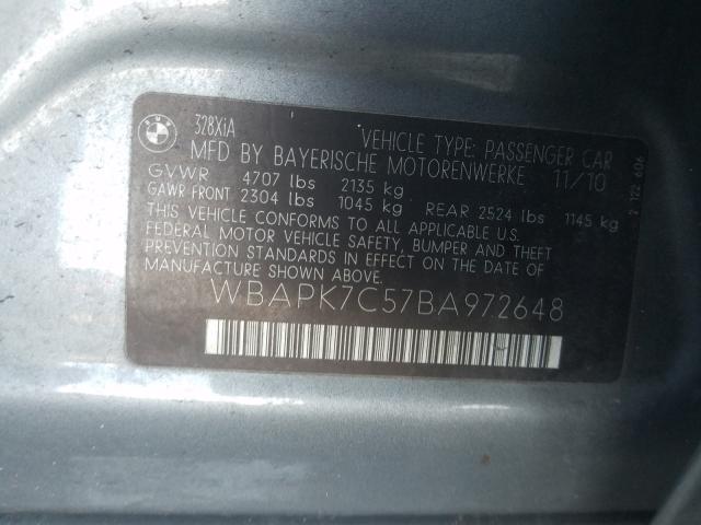 2011 BMW 328 XI WBAPK7C57BA972648