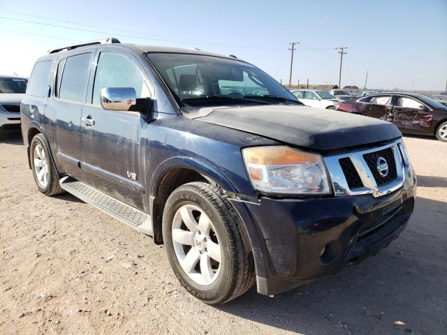 Salvage cars for sale from Copart Andrews, TX: 2009 Nissan Armada SE