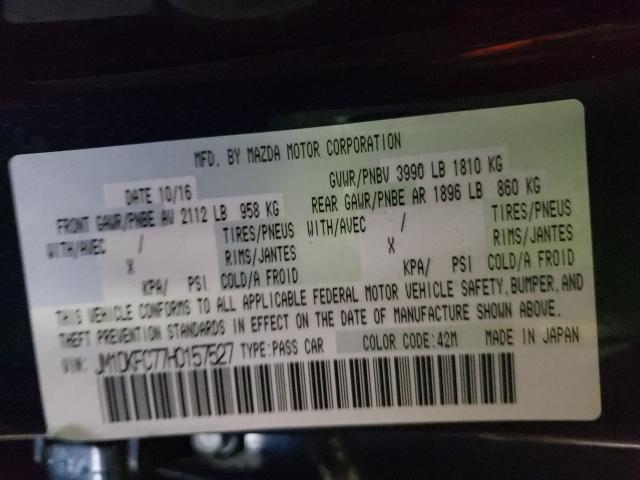 2017 MAZDA CX-3 TOURI JM1DKFC77H0157527