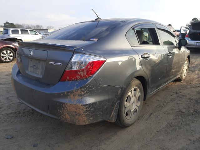 2012 HONDA CIVIC HYBR JHMFB4F39CS002236