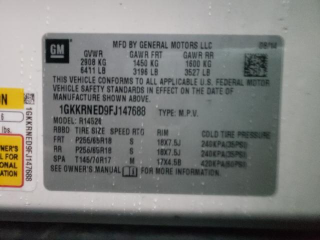 2015 GMC ACADIA SLE 1GKKRNED9FJ147688