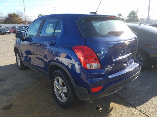 2017 CHEVROLET TRAX LS 3GNCJNSB9HL193681
