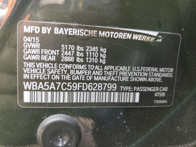 2015 BMW 528 XI WBA5A7C59FD628799